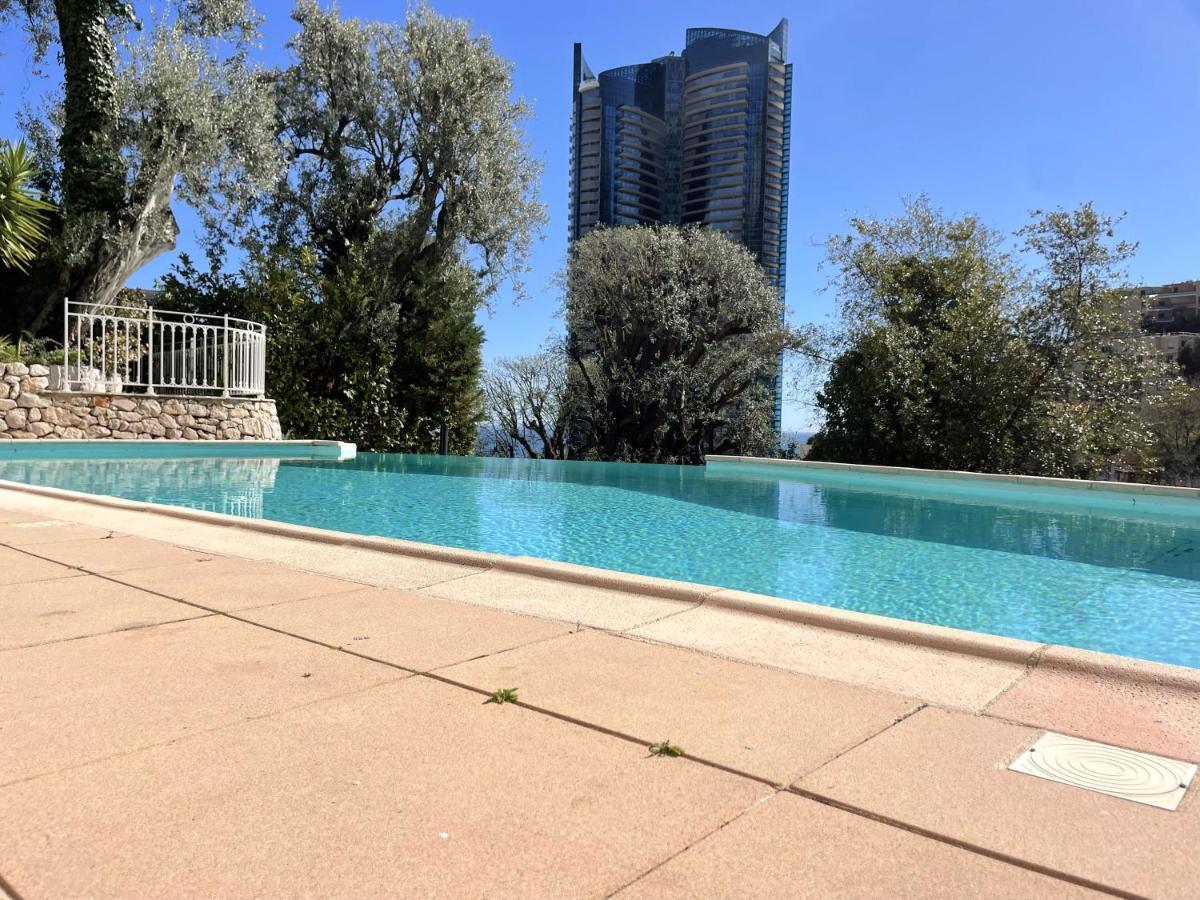 New Studio, Piscine Et Vue Mer • Proche De Monaco Босолей Экстерьер фото